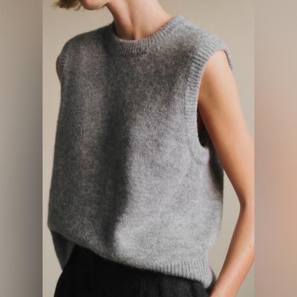 Sezane Samuel vest grey XS new with tags NWT - Picture 8 of 8